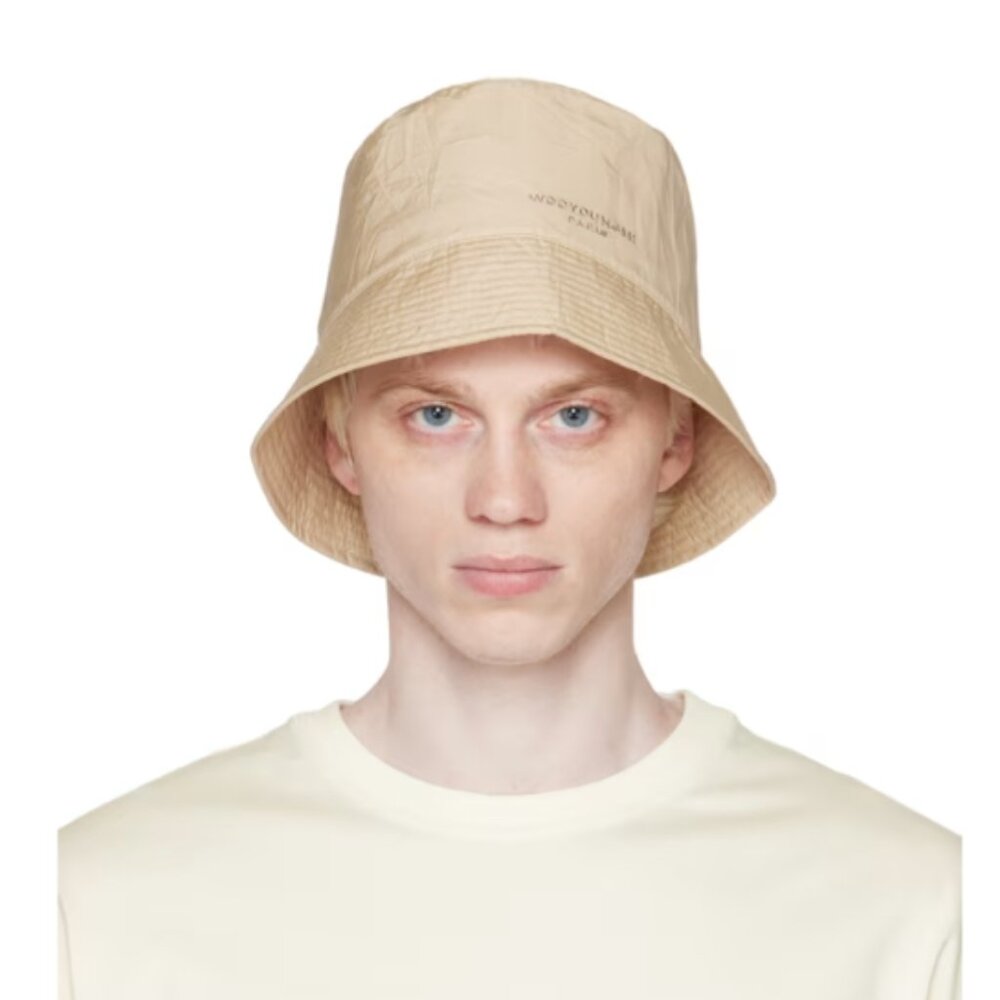 BNWT SS23 WOOYOUNGMI BEIGE BUCKET HAT